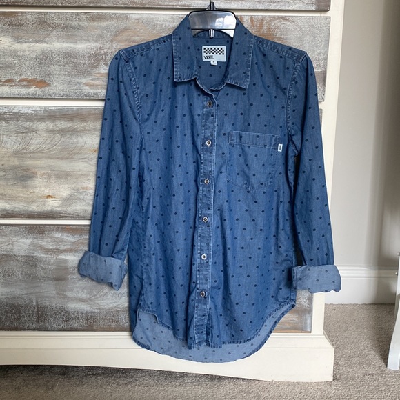 Vans Polka Dot Button Down Shirt - FLAW - Picture 9 of 10